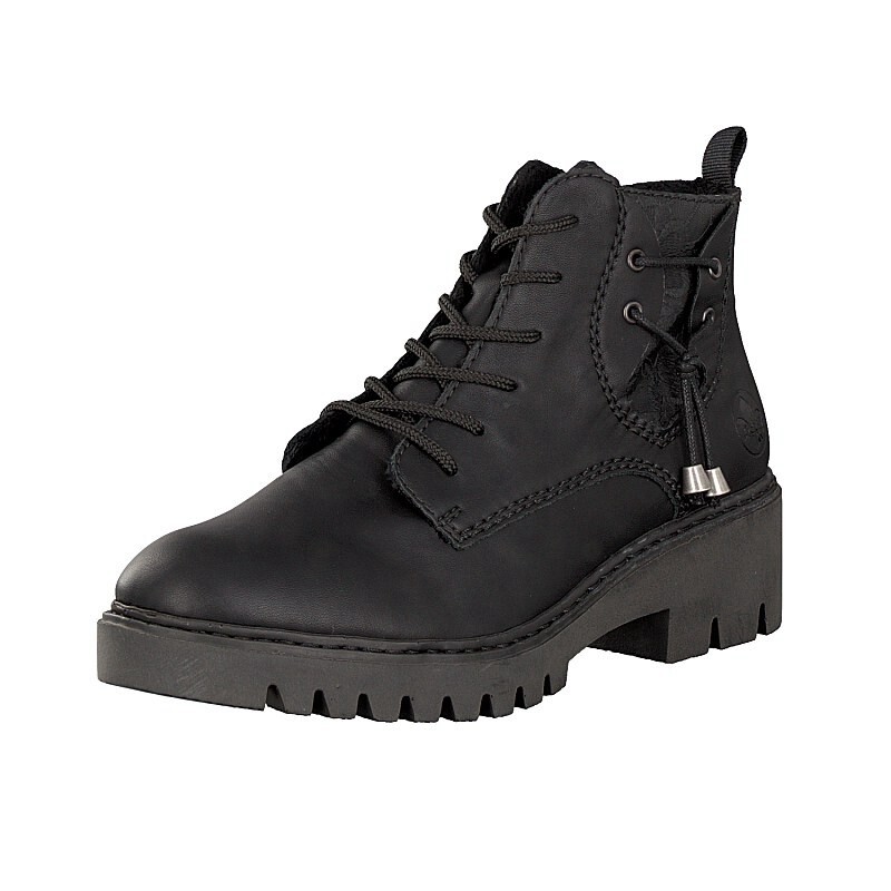 Botas Rieker 71430-00 Para Mulher - Pretas